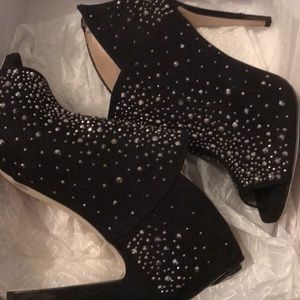 inc rhinestone booties